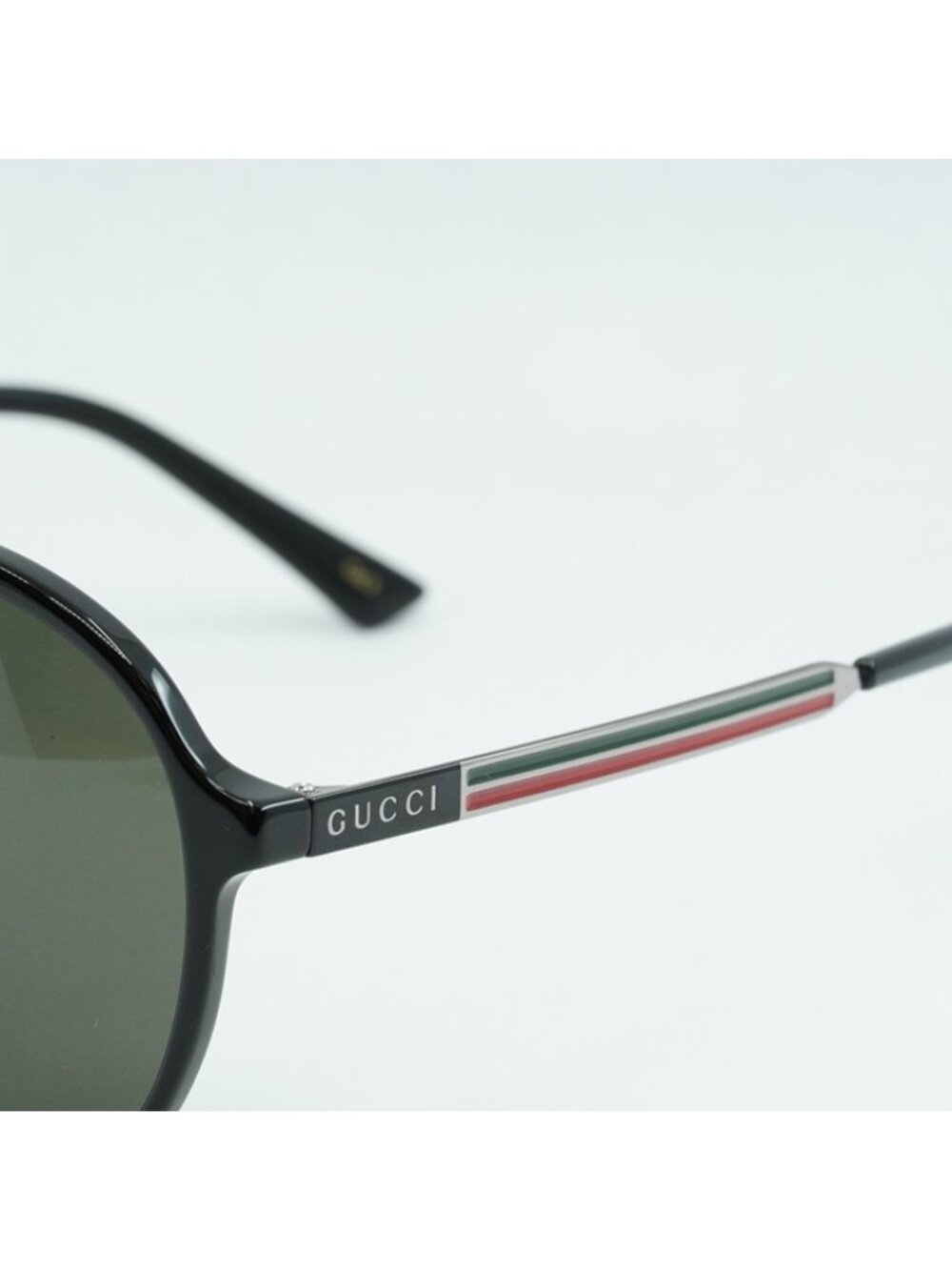 Gucci GG0829SA 001 Men Sunglasses Black Aviator Frame, Grey Lenses - Picture 11 of 12